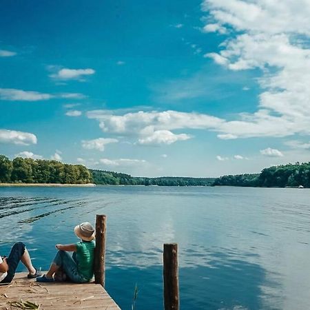Holzhaus Direkt Am See Priepert Luaran gambar