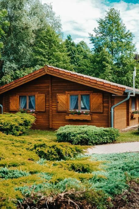 Holzhaus Direkt Am See Priepert Luaran gambar